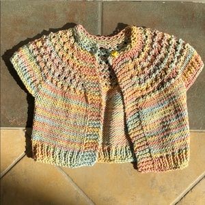 Hand knit cardigan